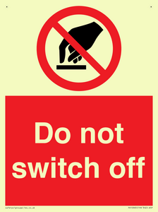 Do not switch off 